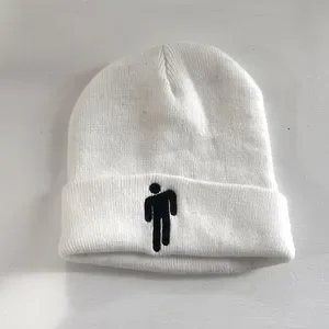 Amazon Accessories Used Once Billie Eilish White Blohsh Beanie